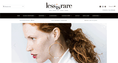 Desktop Screenshot of lessisrare.fr