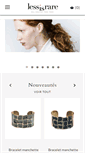 Mobile Screenshot of lessisrare.fr